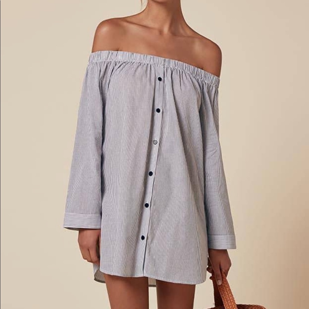 Reformation off shoulder dress